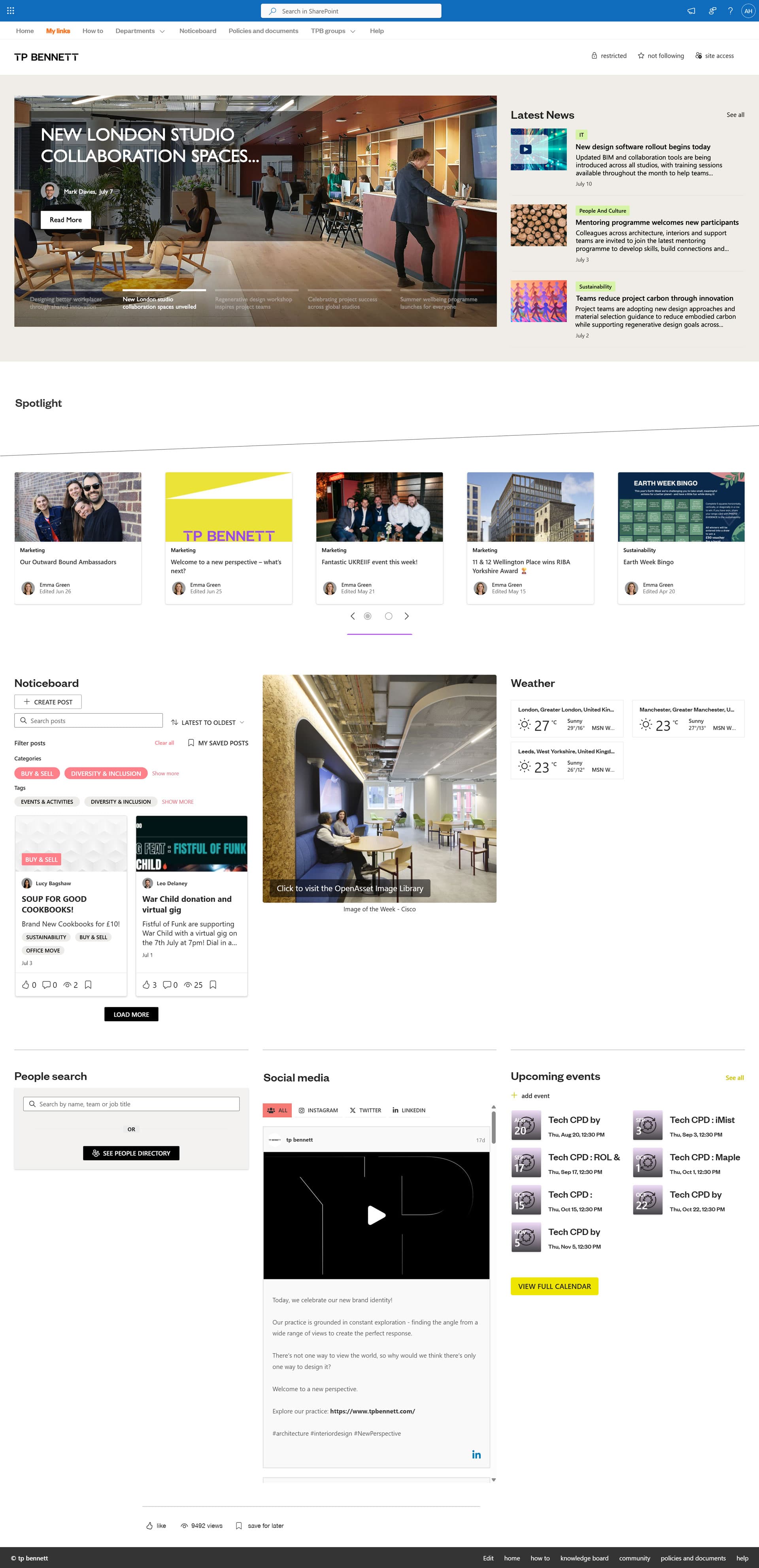 How tp bennett moved from LiveTiles to Lightspeed365