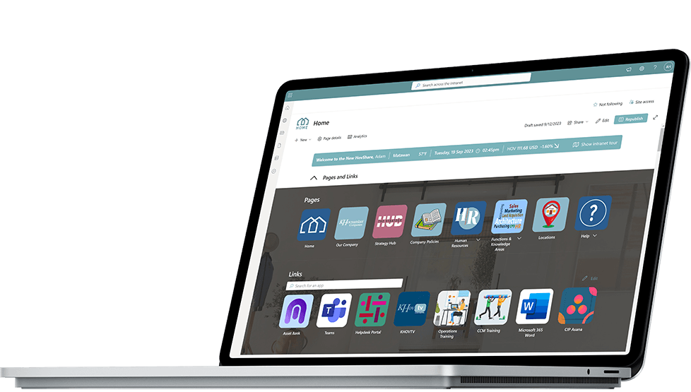 Streamlining communication and knowledge-sharing by extending the power of SharePoint with additional Lightspeed365 web parts