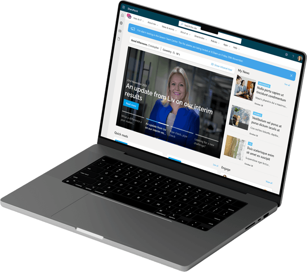 Using Lightspeed365 to update and upgrade an existing SharePoint intranet aimed at knowledge and frontline staff