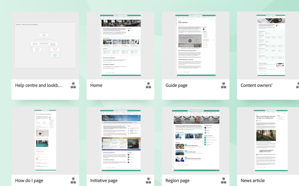 Planning your pages and layouts before building will save you time in the long run